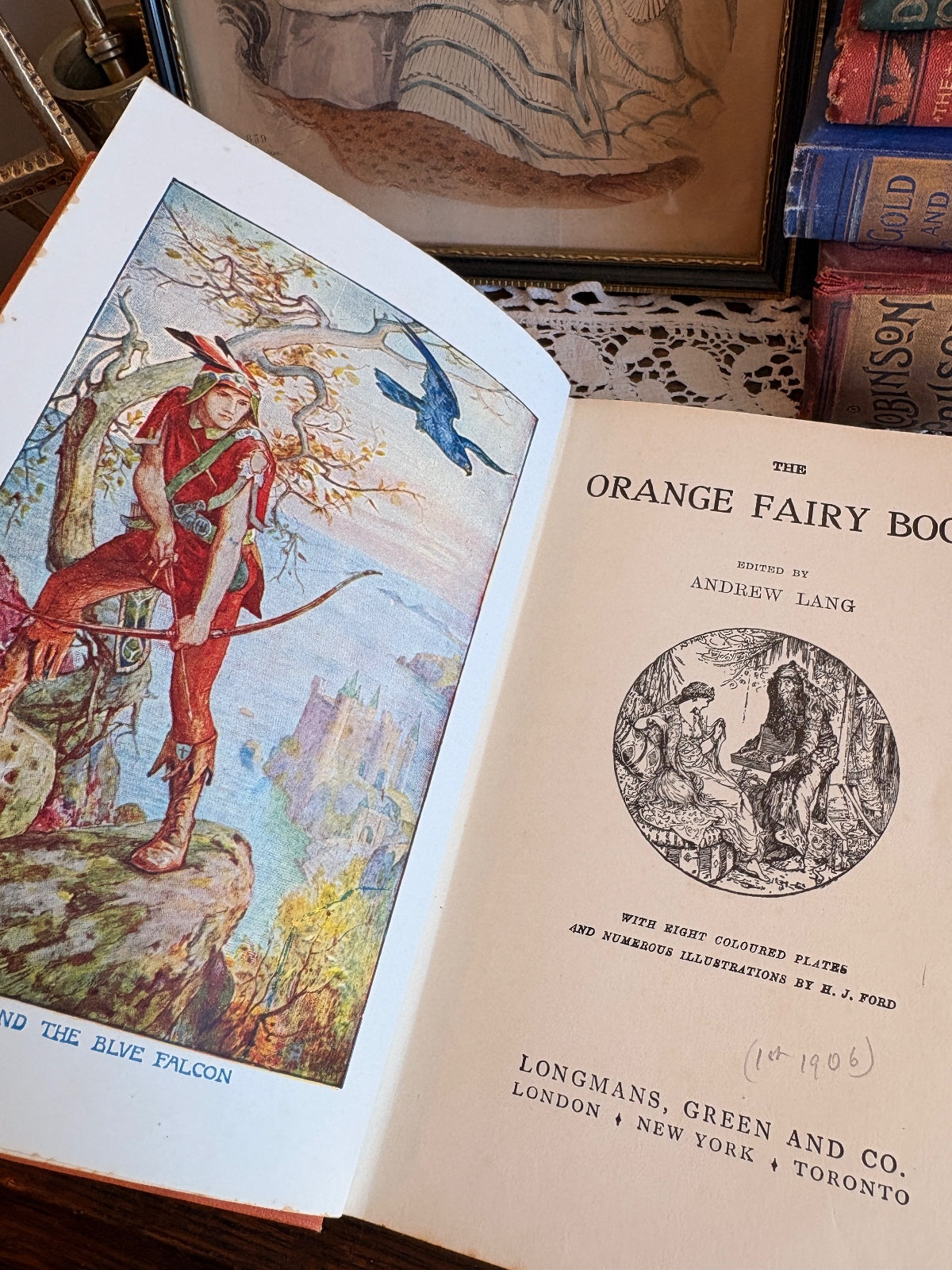 1937 The Orange Fairy Book by Andrew Lang