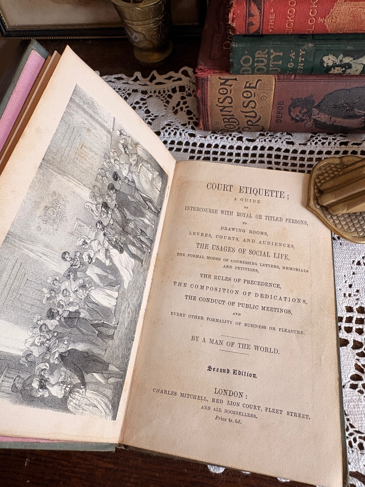C. 1850 Court Etiquette [etc.] by 'A Man of the World'