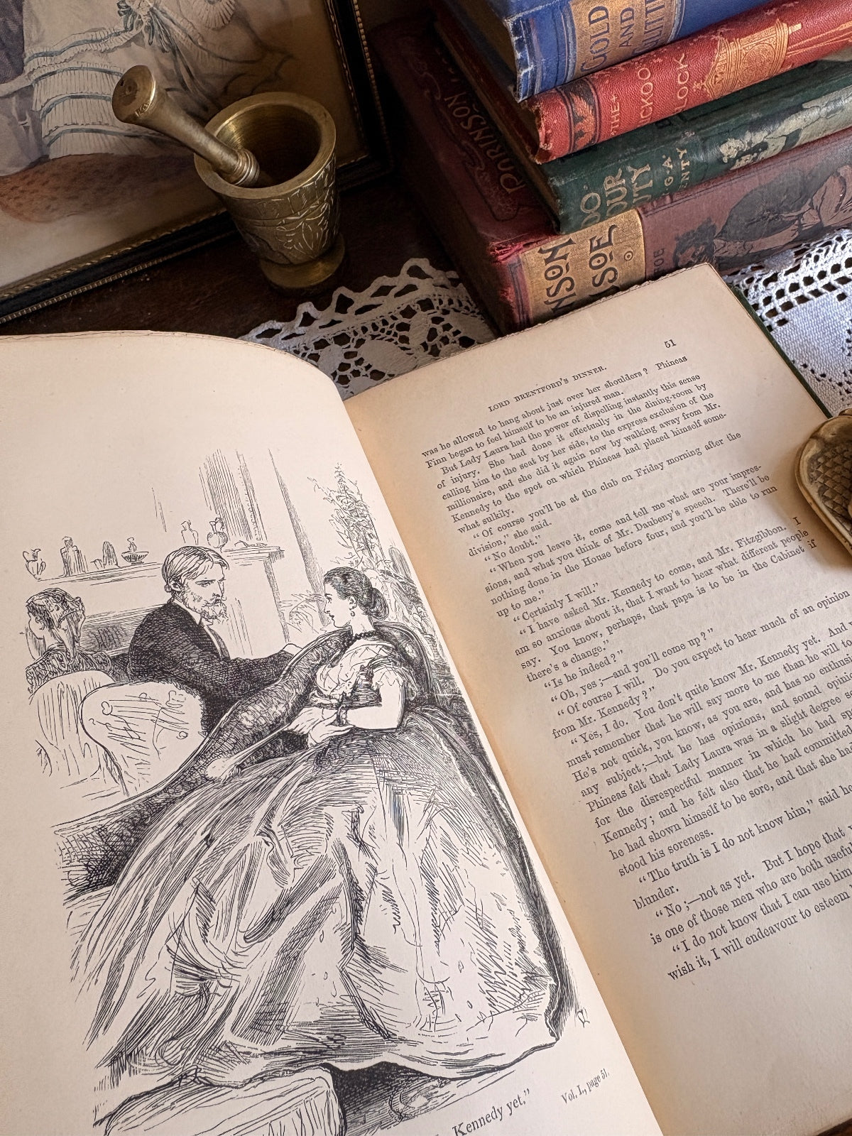 1869 Phineas Finn, the Irish Member by Anthony Trollope - FIRST EDITION