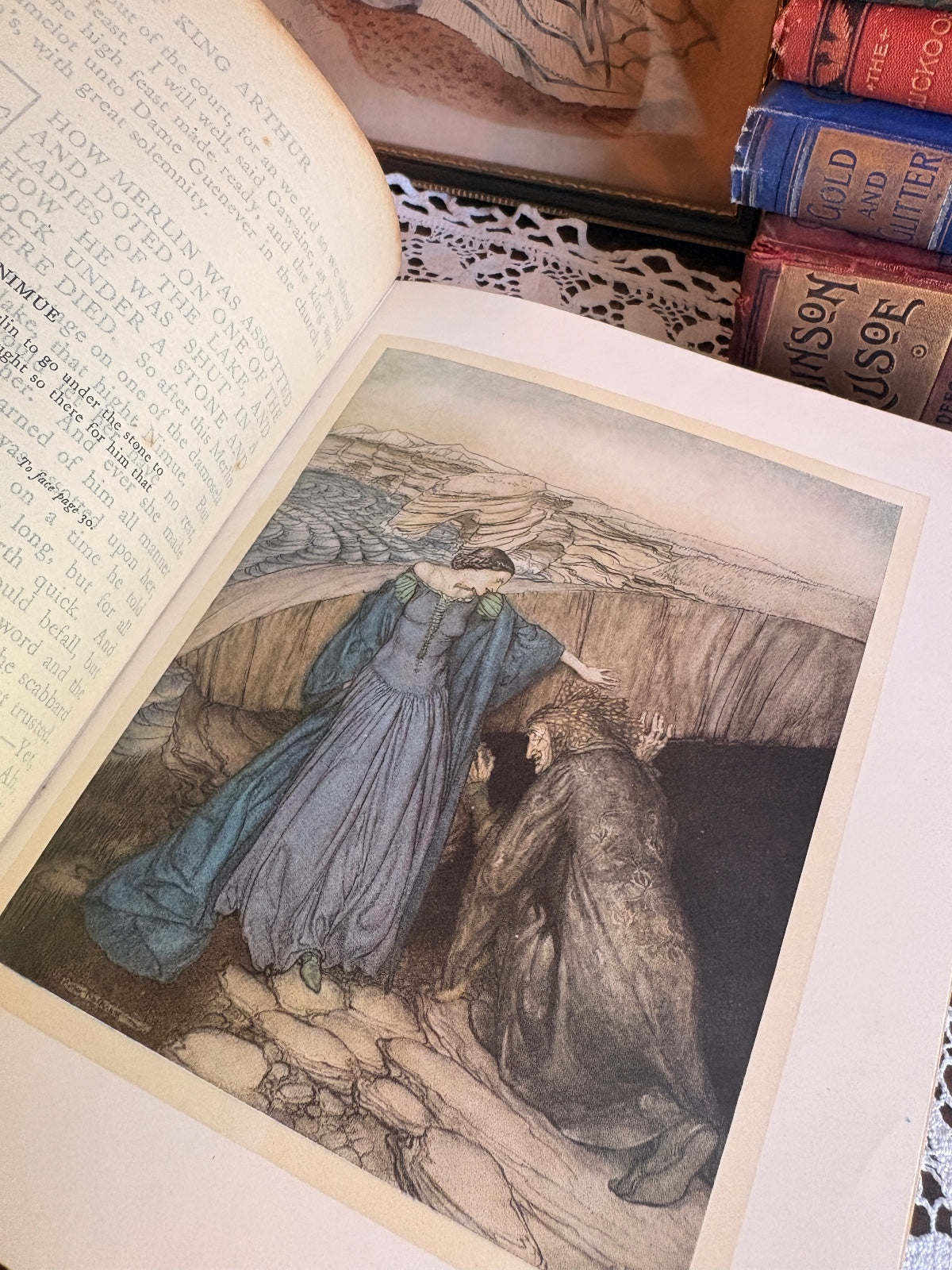 1917 The Romance of King Arthur by Alfred Pollard [Charlie and Shirley Watts' Copy]