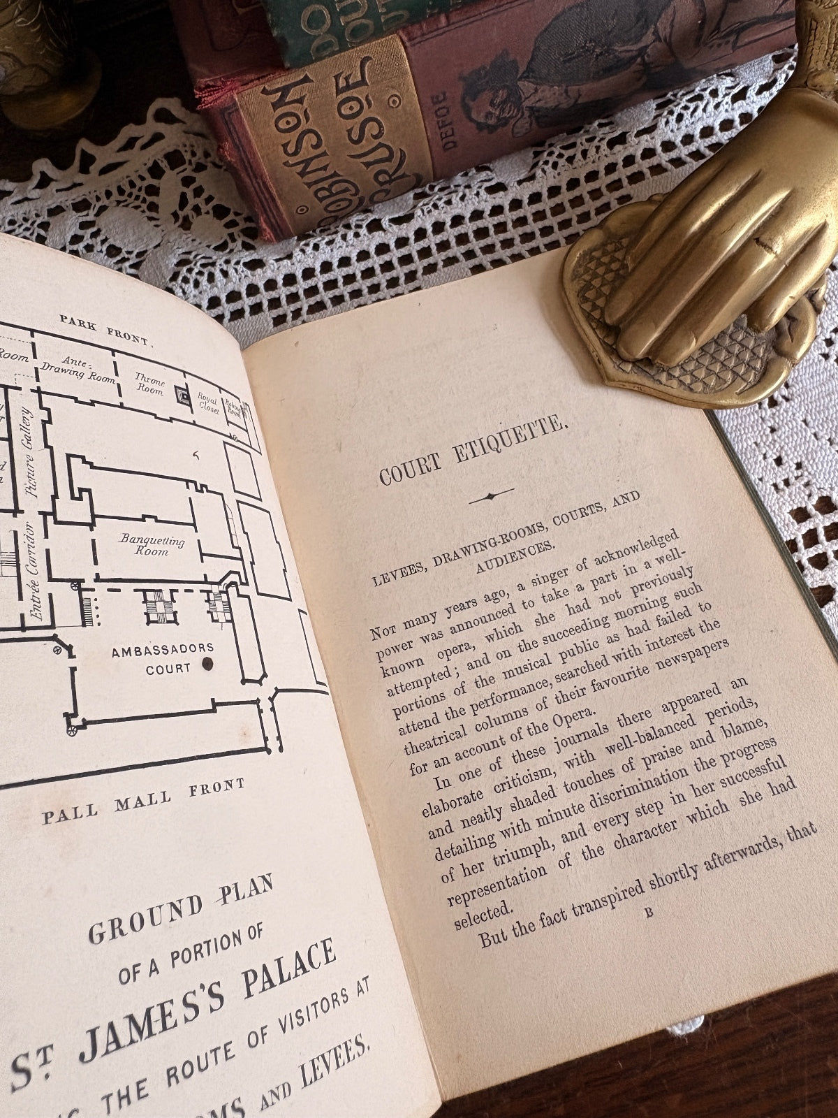 C. 1850 Court Etiquette [etc.] by 'A Man of the World'