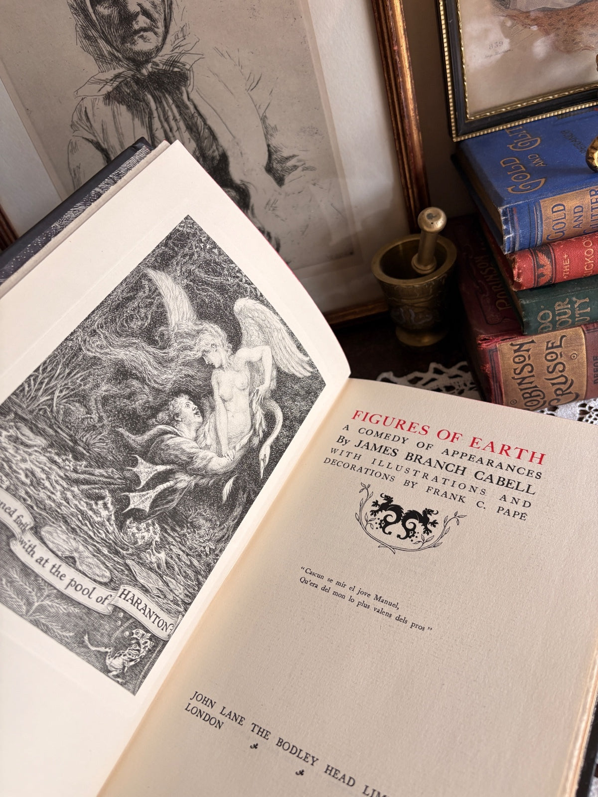 1925 Figures of Earth. A Comedy of Appearances by James Branch Cabell