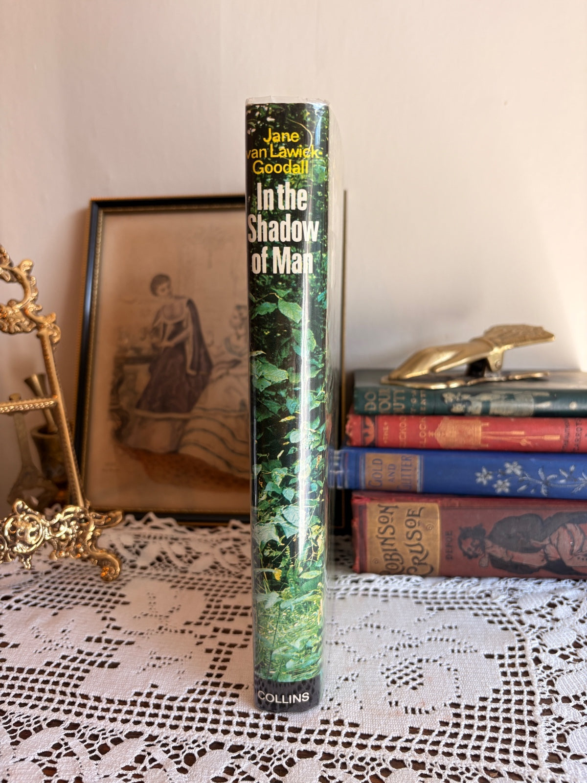 1971 In the Shadow of Man by Jane van Lawick-Goodall - First Edition