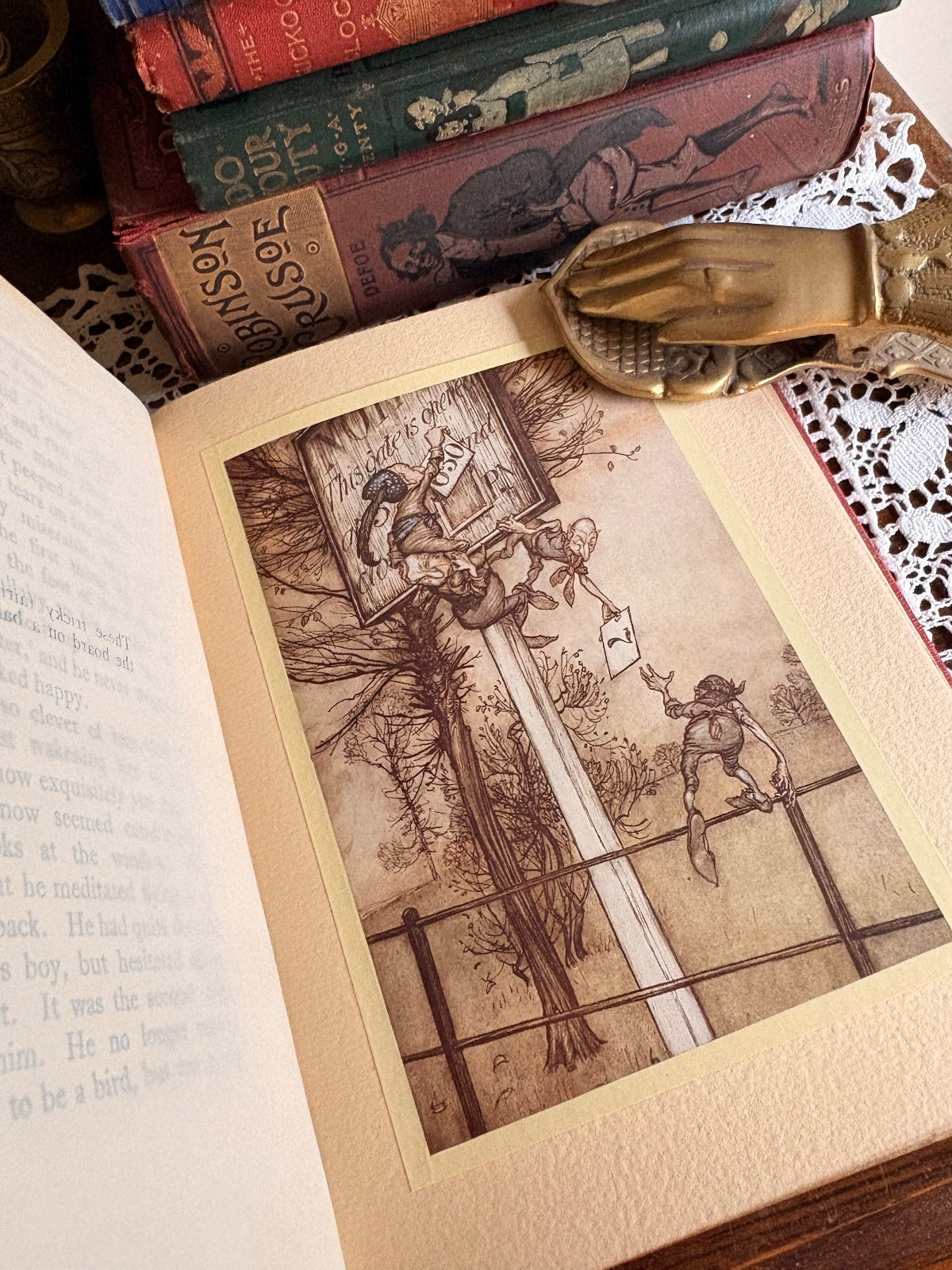 C.1925 Peter Pan in Kensington Gardens with Drawings by Arthur Rackham