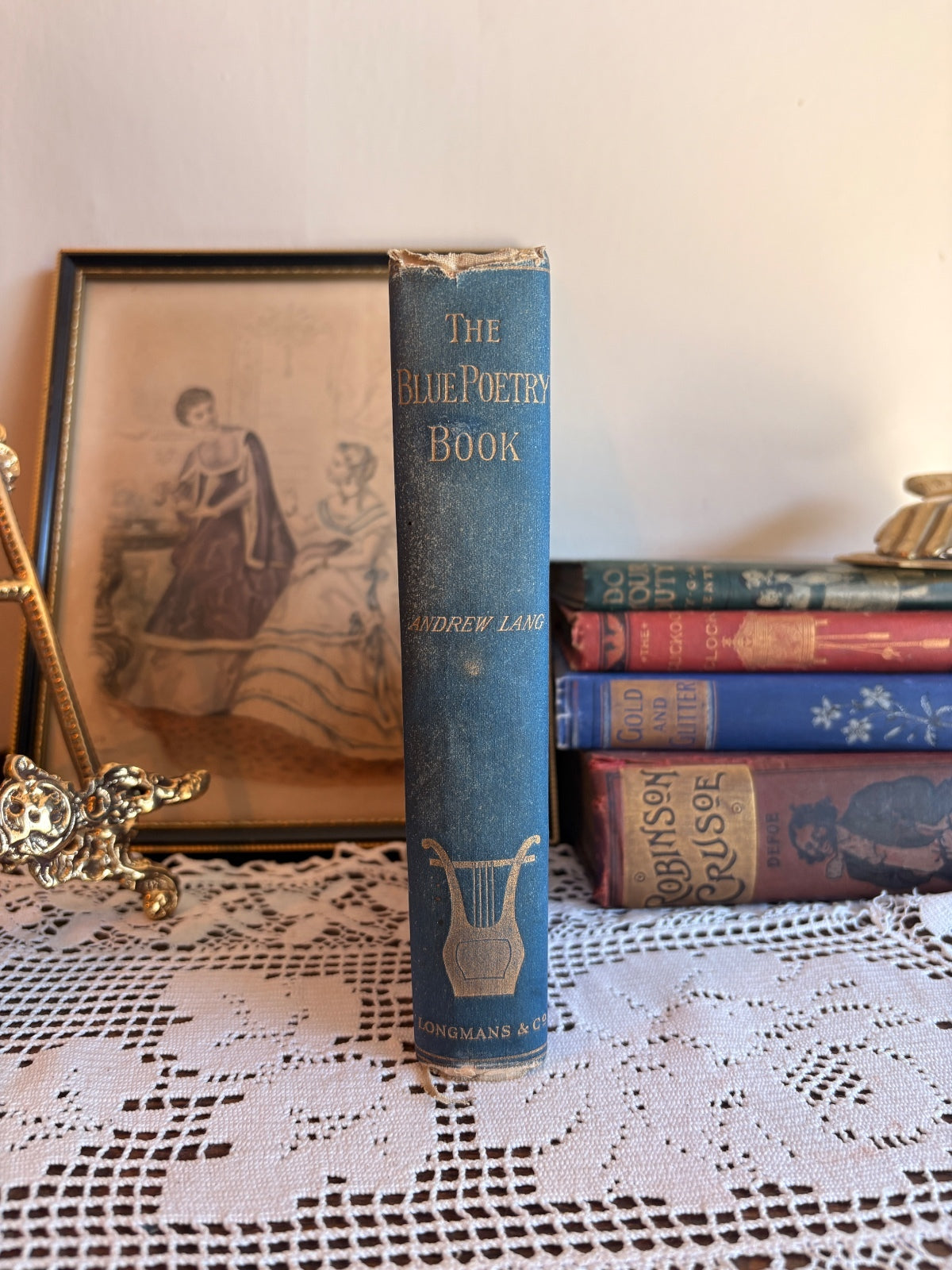 1891 The Blue Poetry Book by Andrew Lang