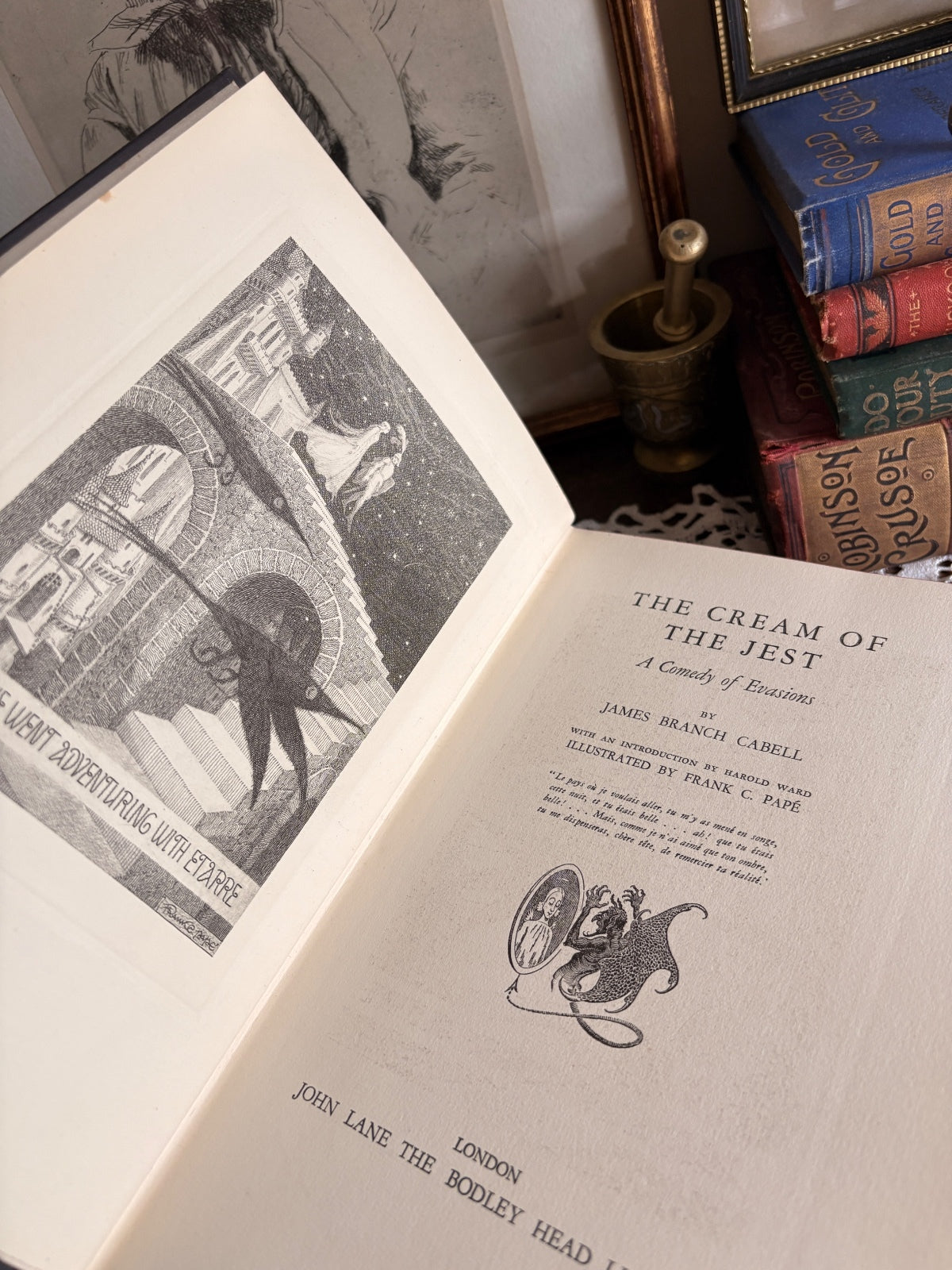 1927 The Cream of the Jest. A Comedy of Evasions by James Branch Cabell