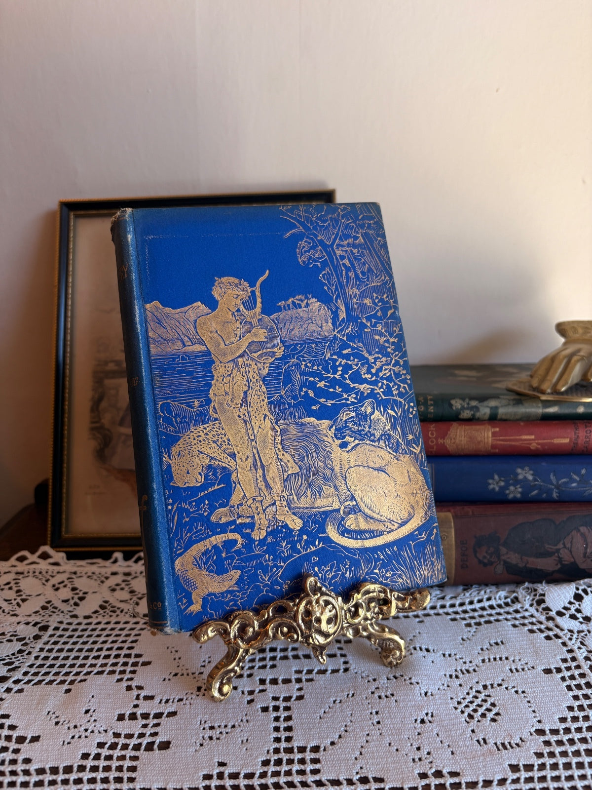 1891 The Blue Poetry Book by Andrew Lang