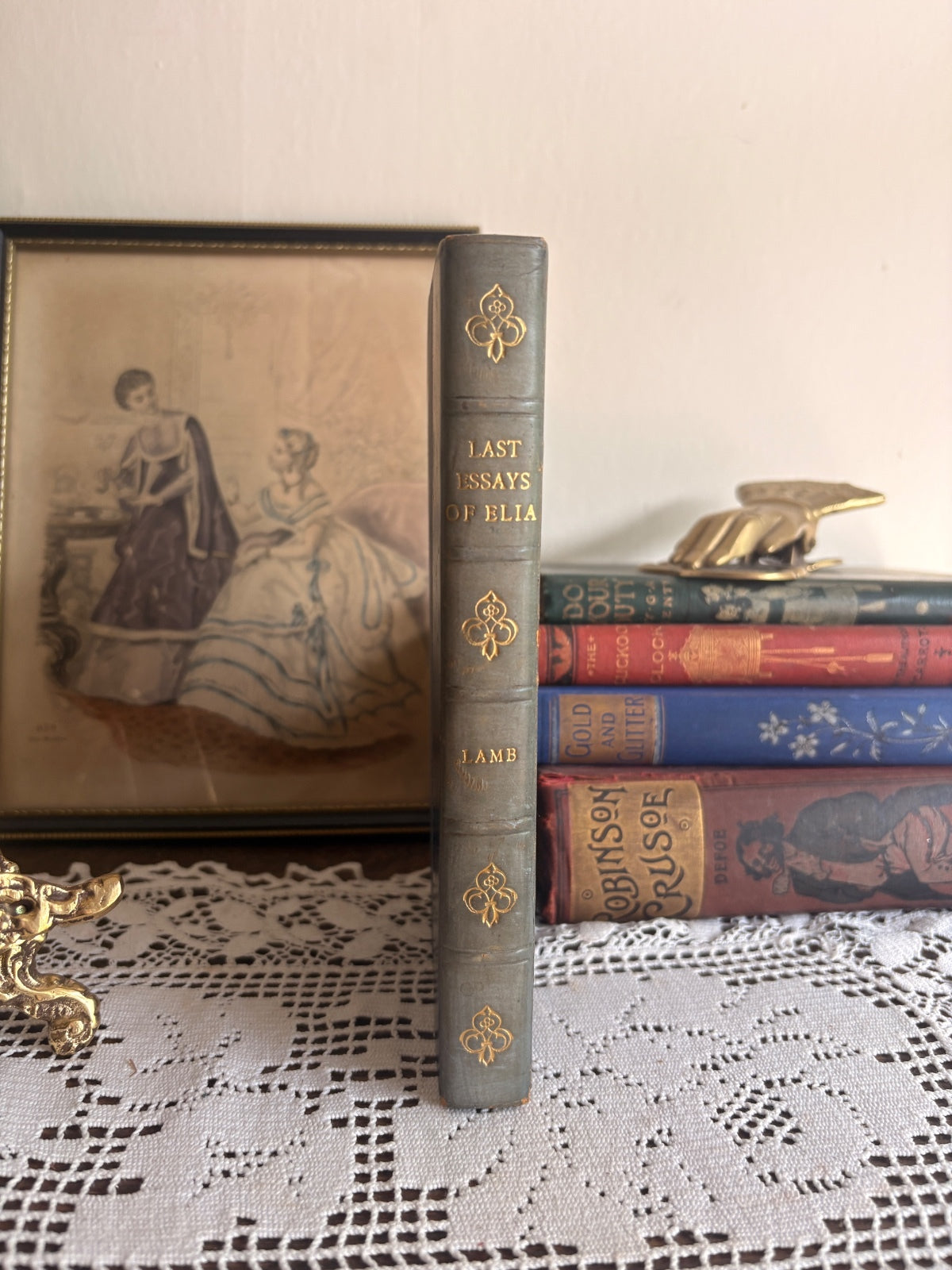 1926 The Last Essays of Elia by Charles Lamb [Finely Bound Copy]