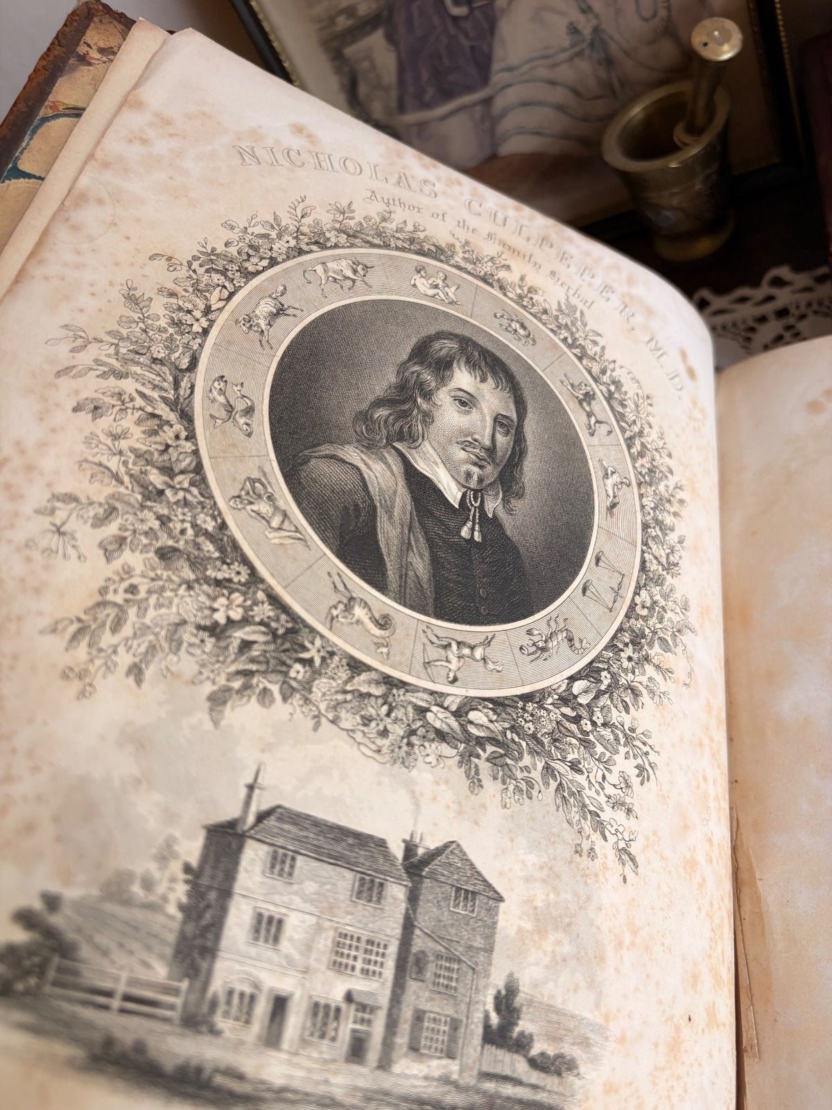 1847 The Complete Herbal [etc.] by Nicholas Culpeper