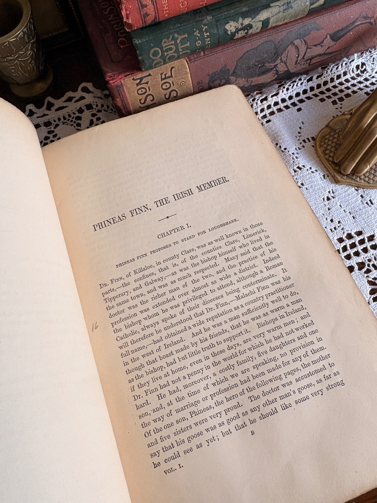 1869 Phineas Finn, the Irish Member by Anthony Trollope - FIRST EDITION