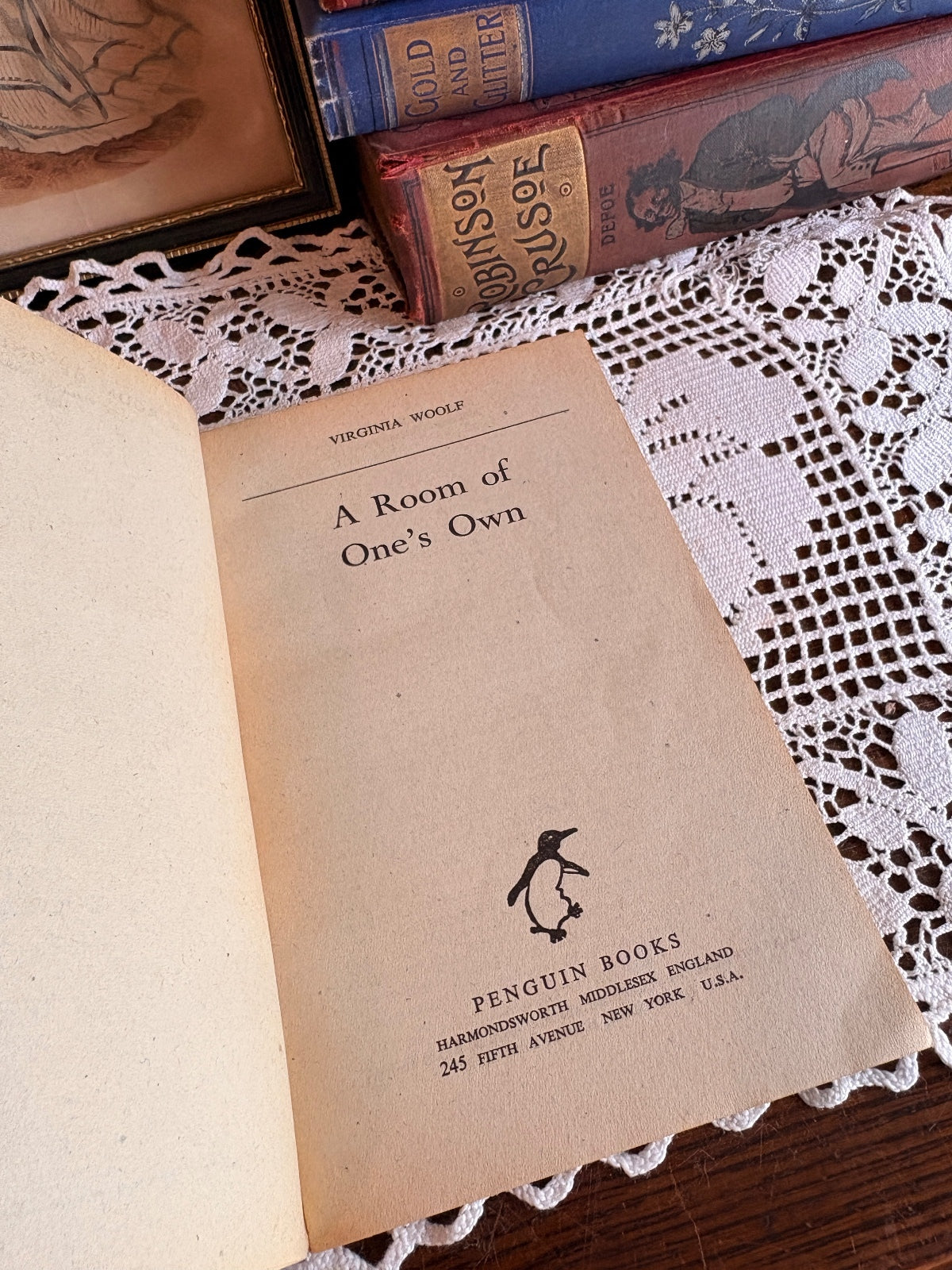 1945 A Room of One's Own by Virginia Woolf First Pengin Edition Feminist Essay