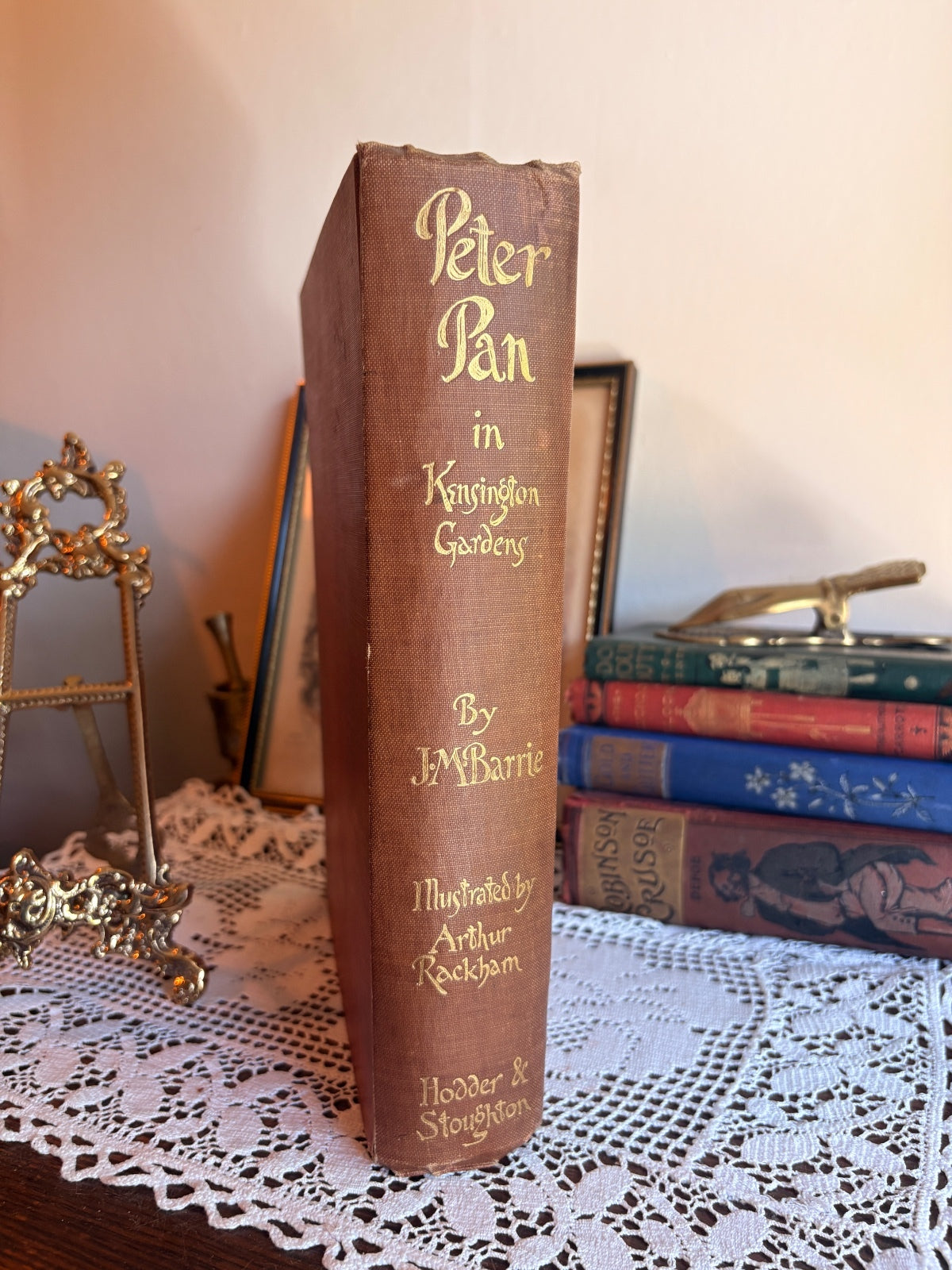 1908 Peter Pan in Kensington Gardens by J. M. Barrie [Charlie and Shirley Watts' Copy]
