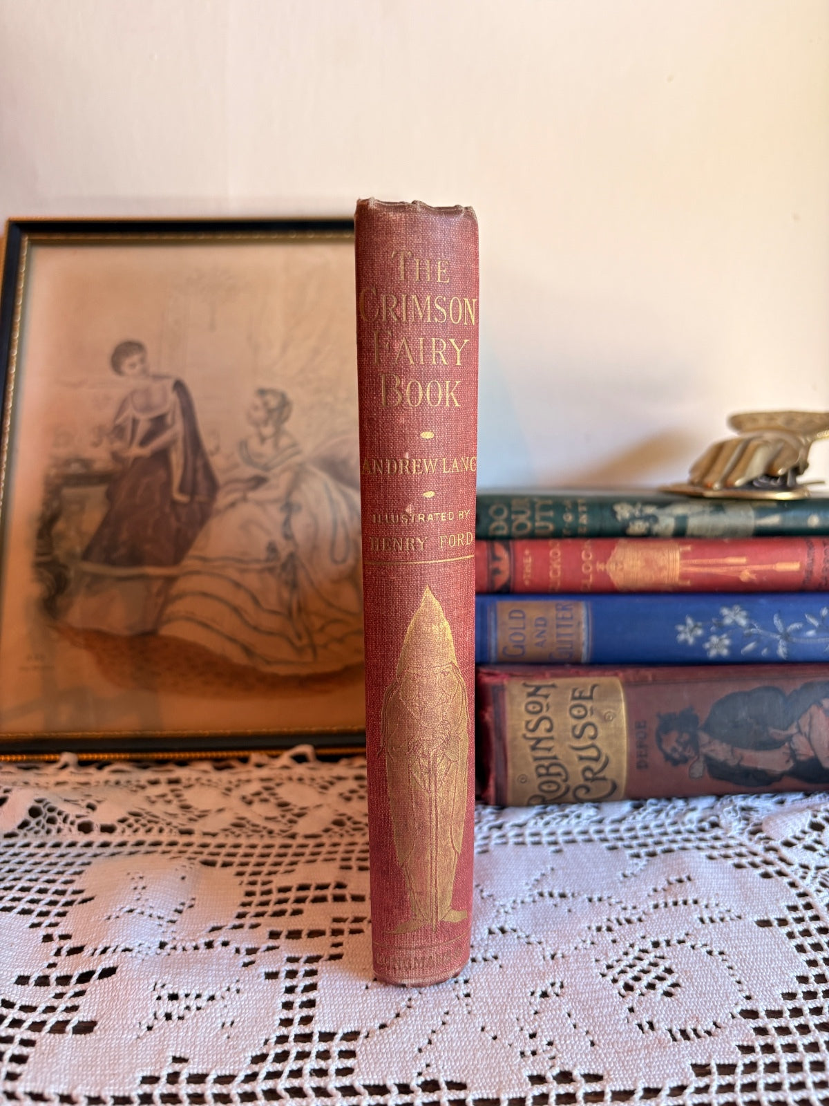 1922 The Crimson Fairy Book by Andrew Lang
