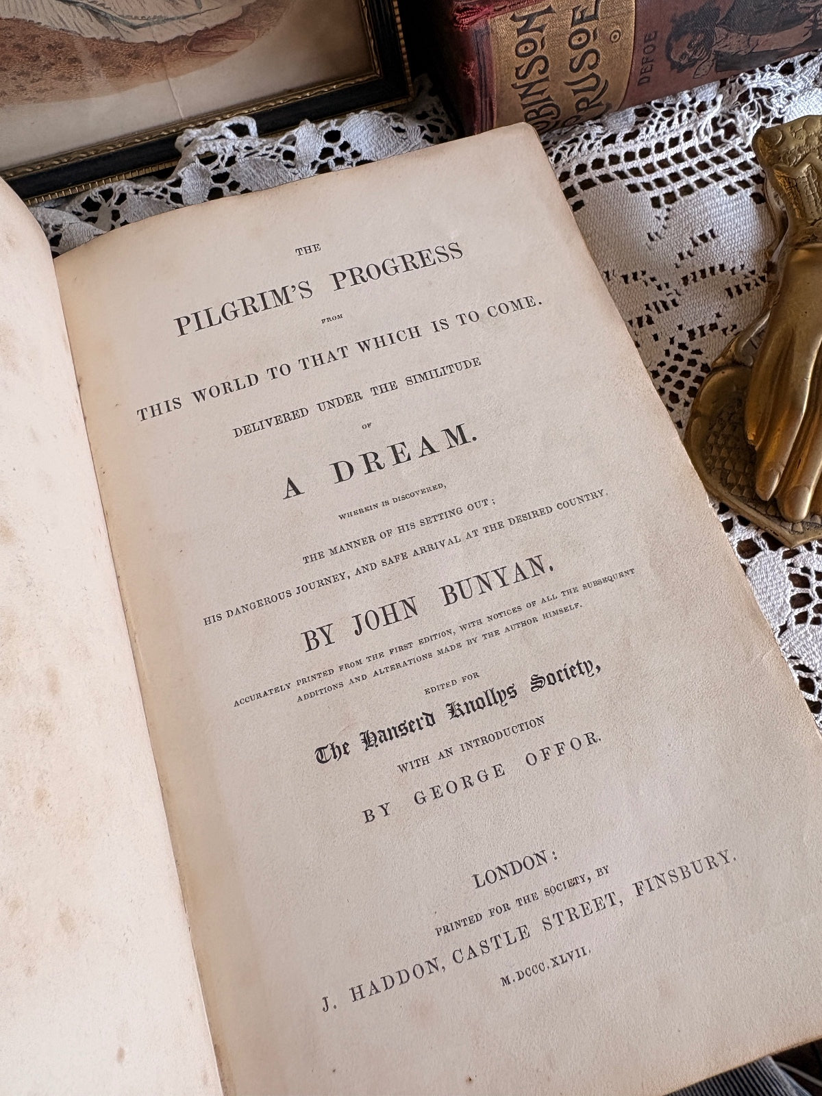1847 The Pilgrim's Progress by John Bunyan