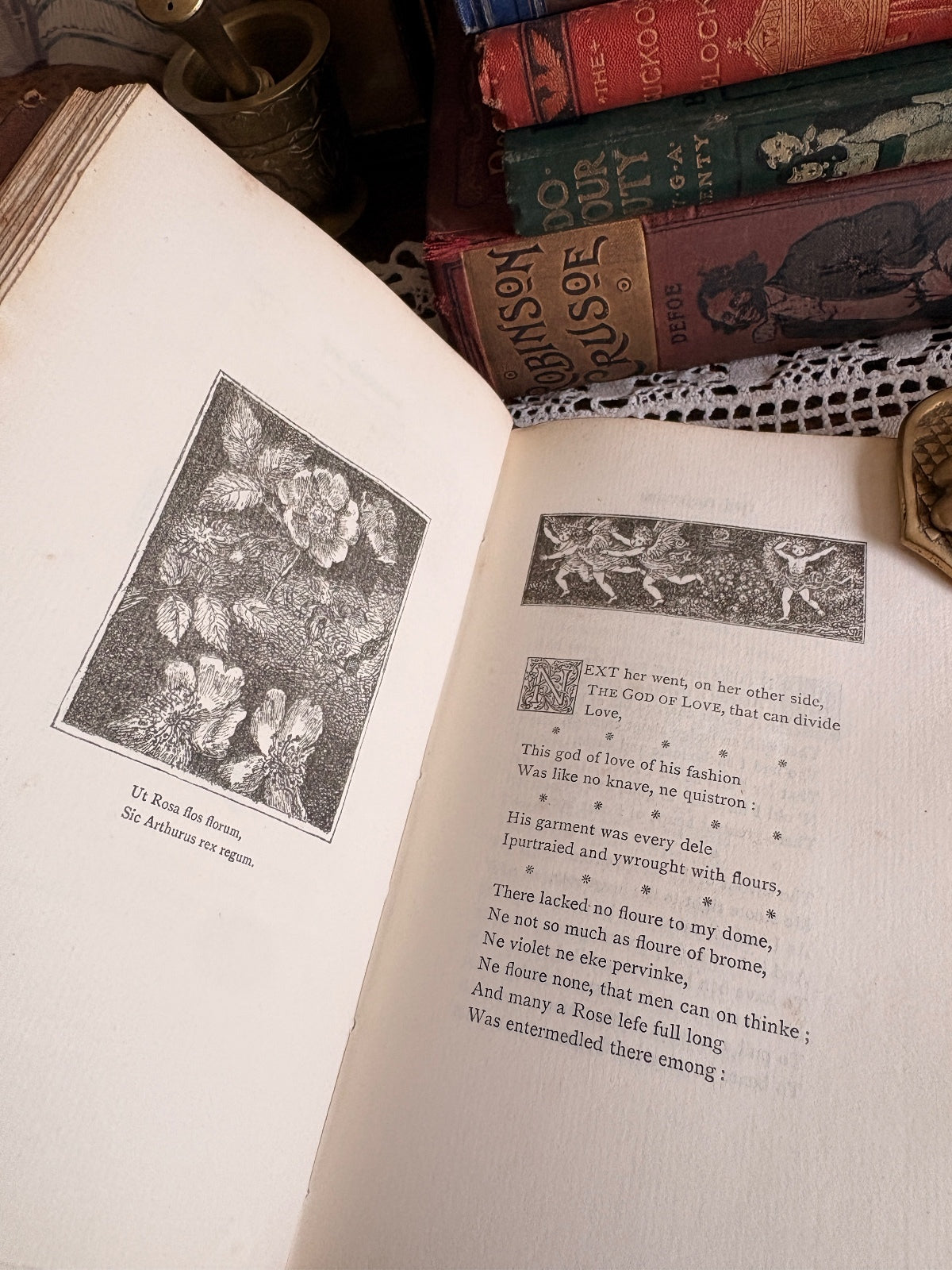 1885 Ros Rosarum Ex Horto Poetarum etc. by Eleanor Vere Boyle