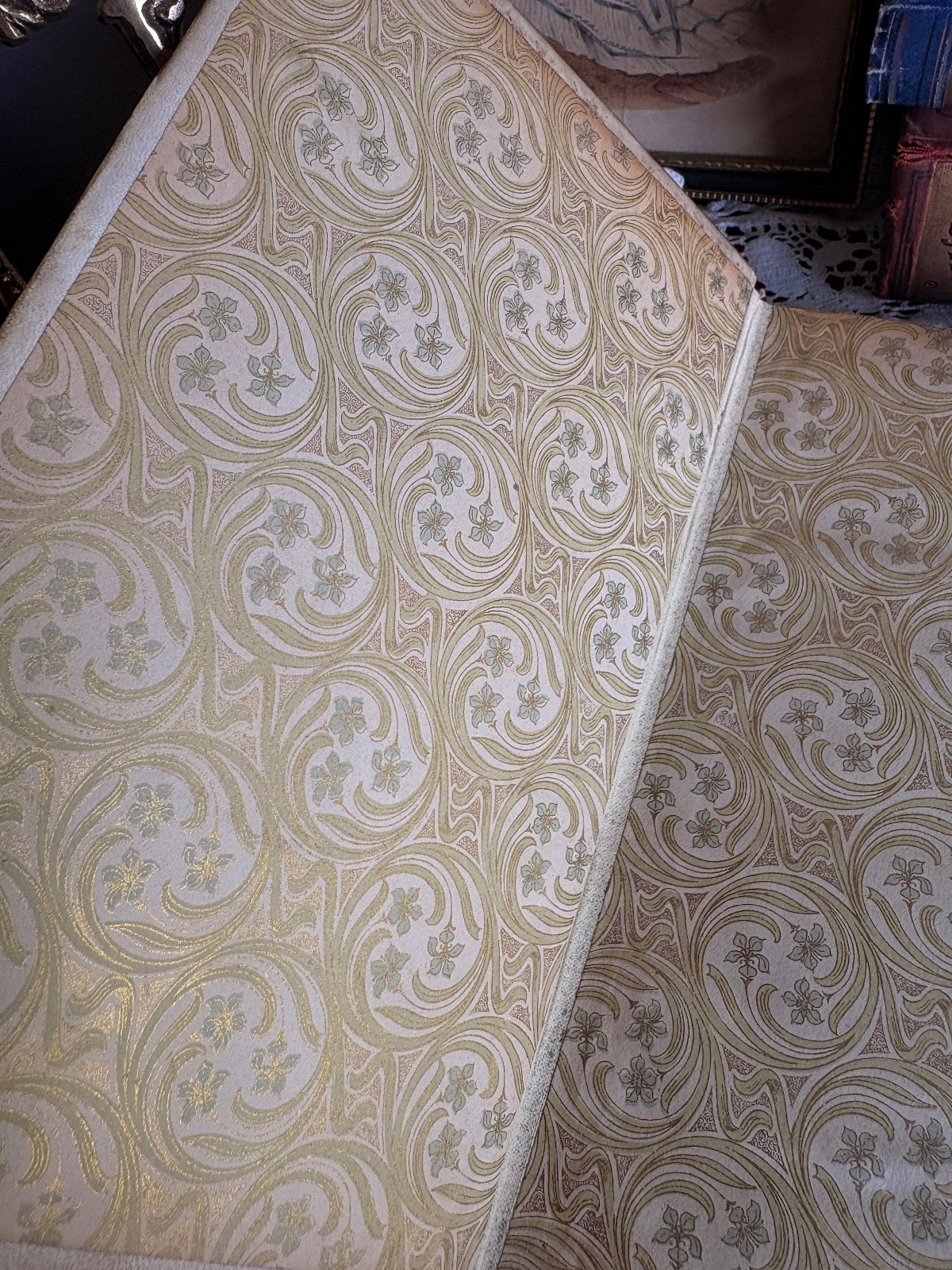 1906 Liriche del Dolce Stil Nuovo by Rivalta Ercole [Hand-Painted Vellum]
