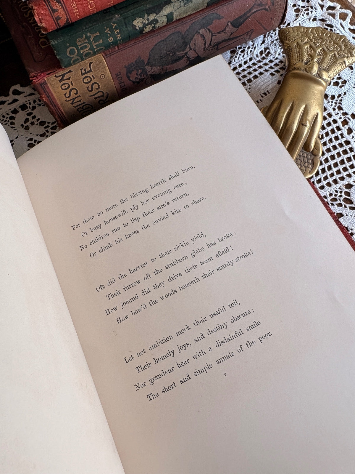 1869 An Elegy Written in a Country Churchyard by Thomas Gray