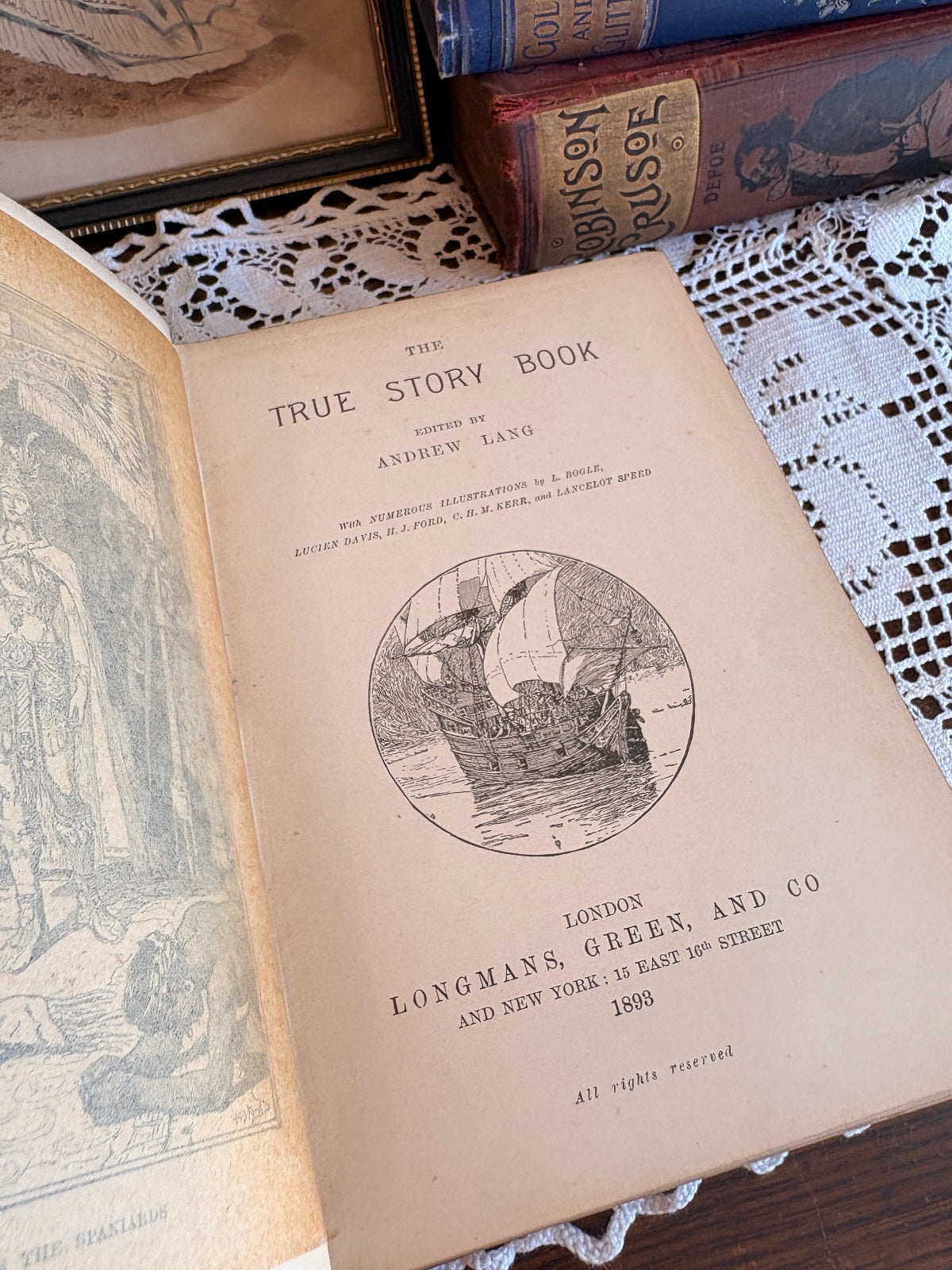 1893 The True Story Book by Andrew Lang
