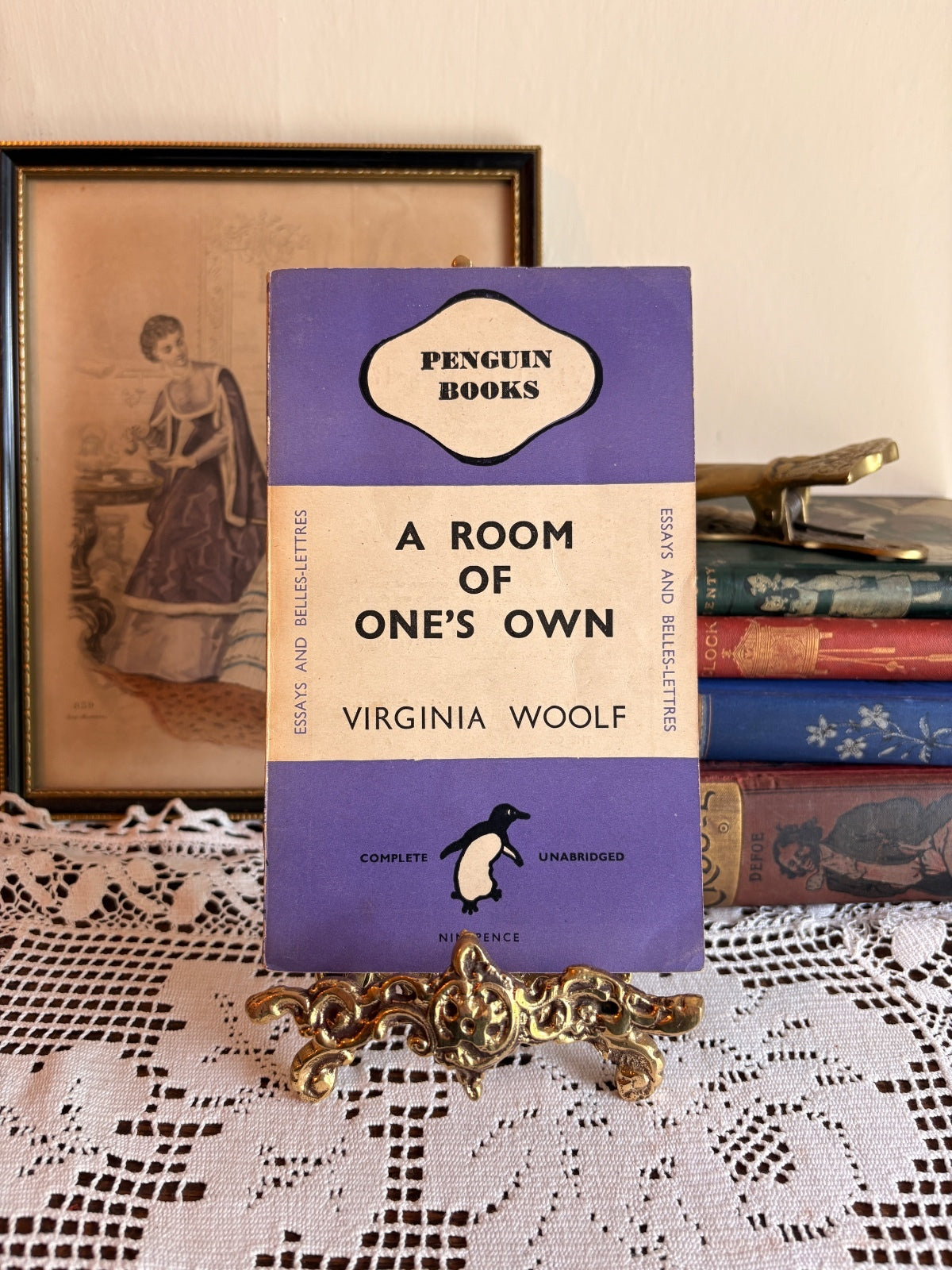 1945 A Room of One's Own by Virginia Woolf First Pengin Edition Feminist Essay