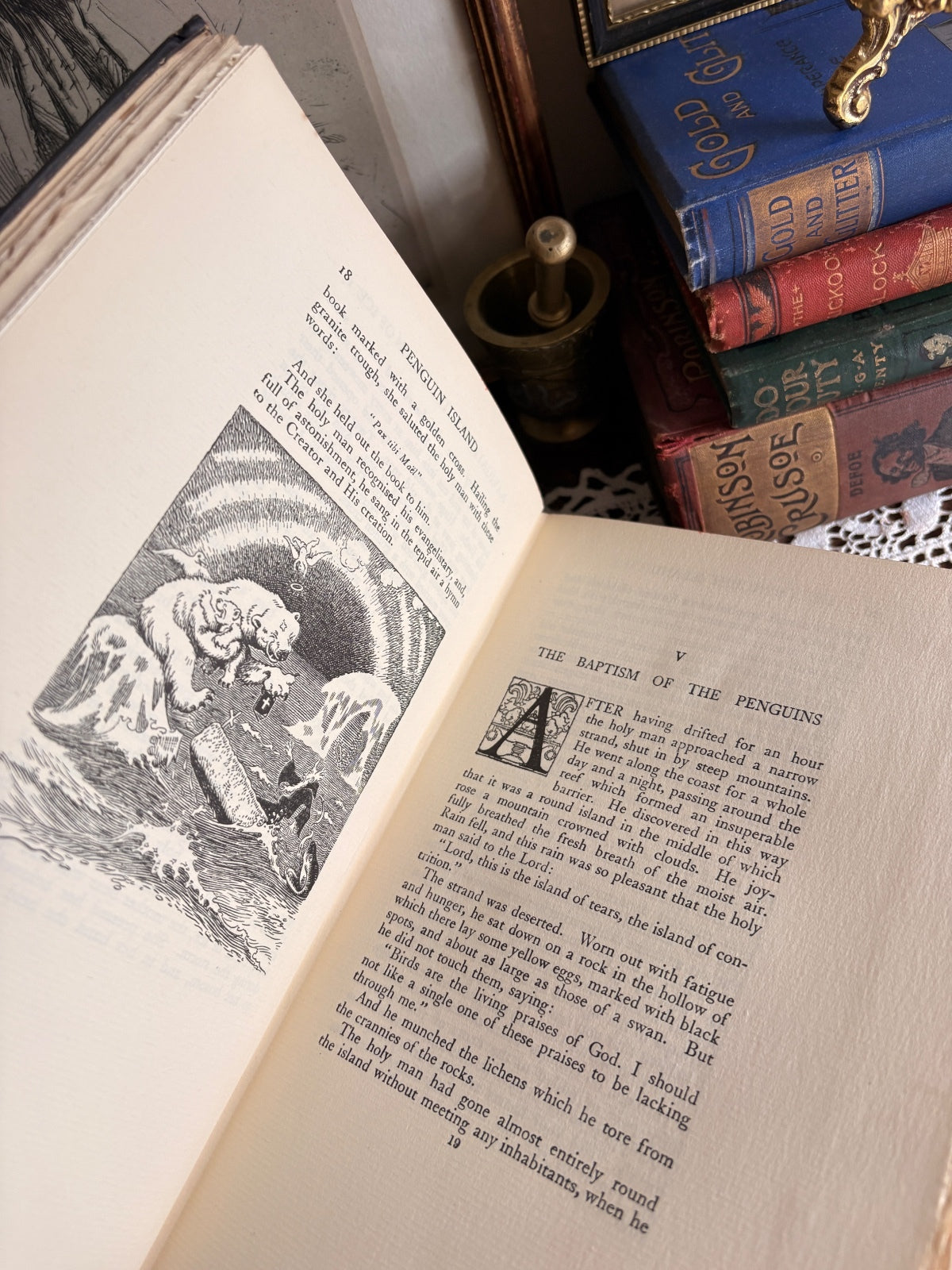 1925 Penguin Island by Anatole France
