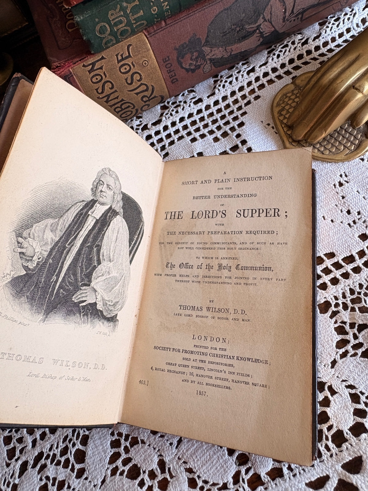1857 The Lord's Supper [etc.] by Thomas Wilson