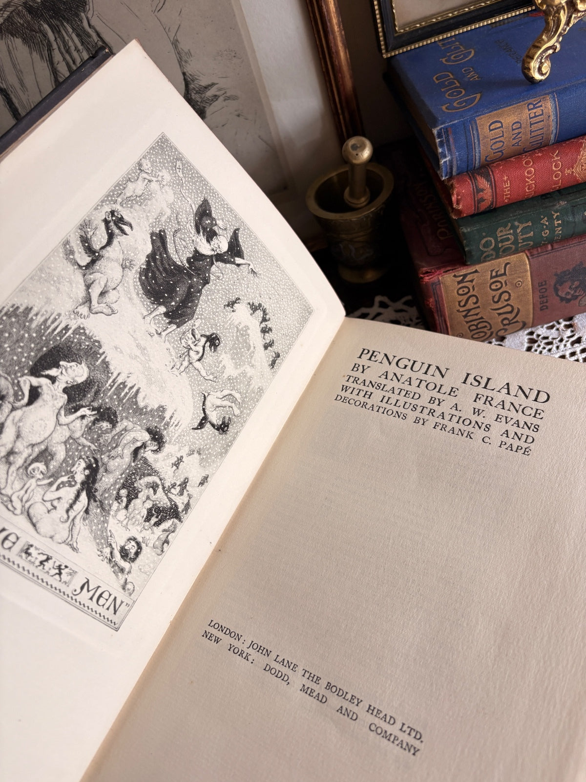 1925 Penguin Island by Anatole France