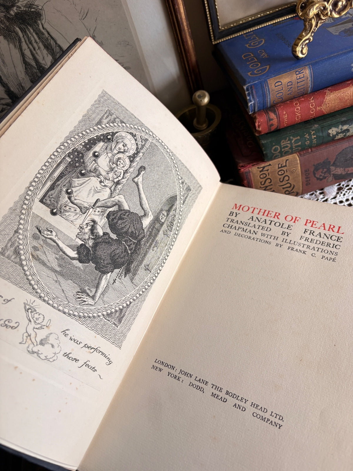 1929 Mother of Pearl by Anatole France