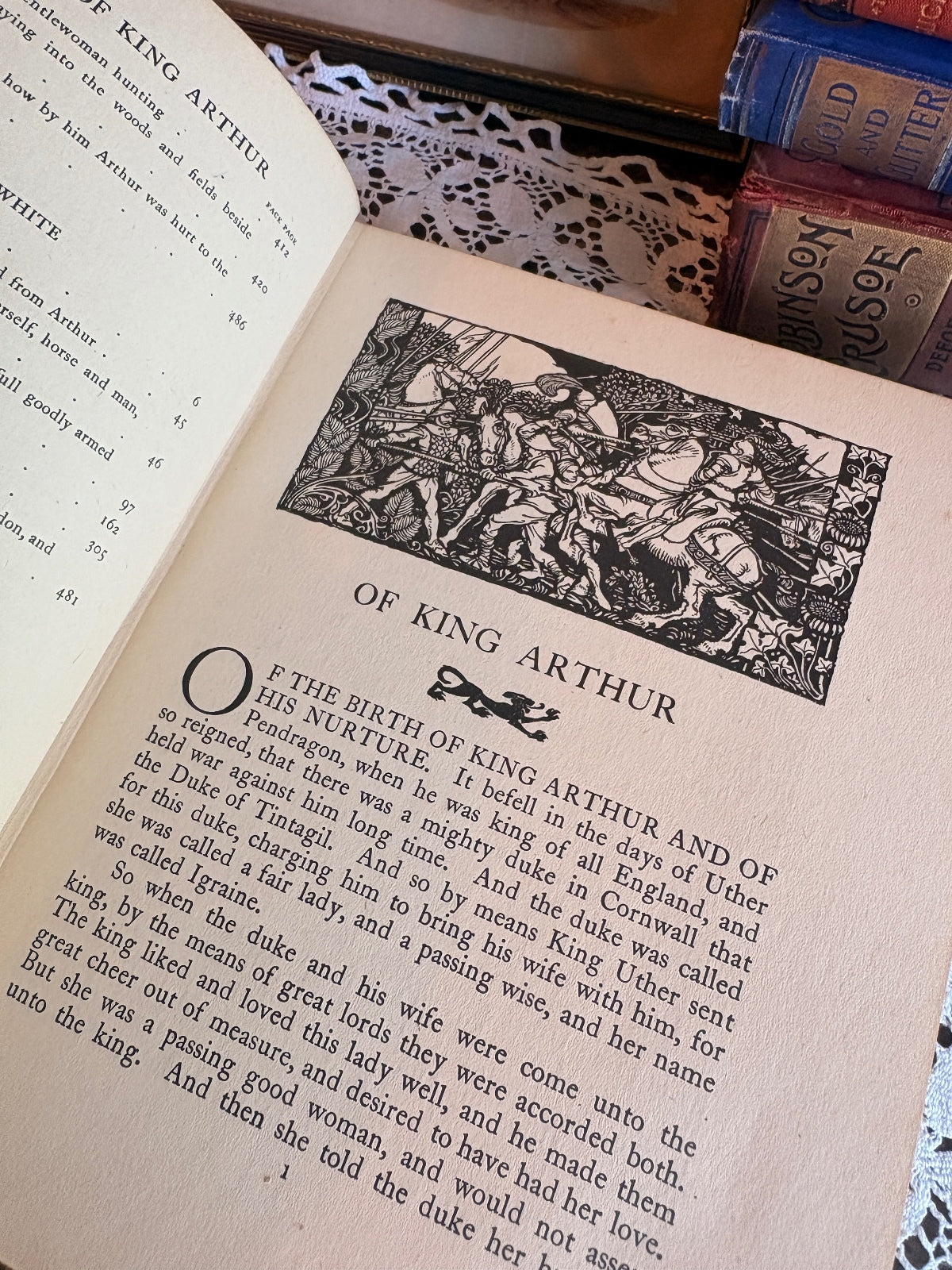 1917 The Romance of King Arthur by Alfred Pollard [Charlie and Shirley Watts' Copy]