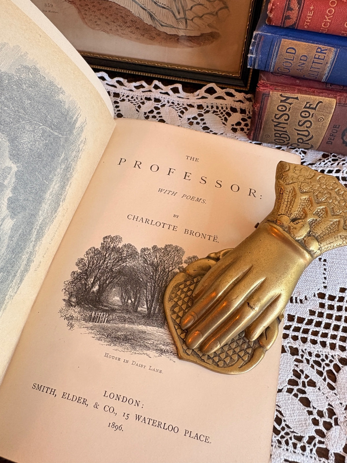 1896 The Professor: with Poems by Charlotte Bronte