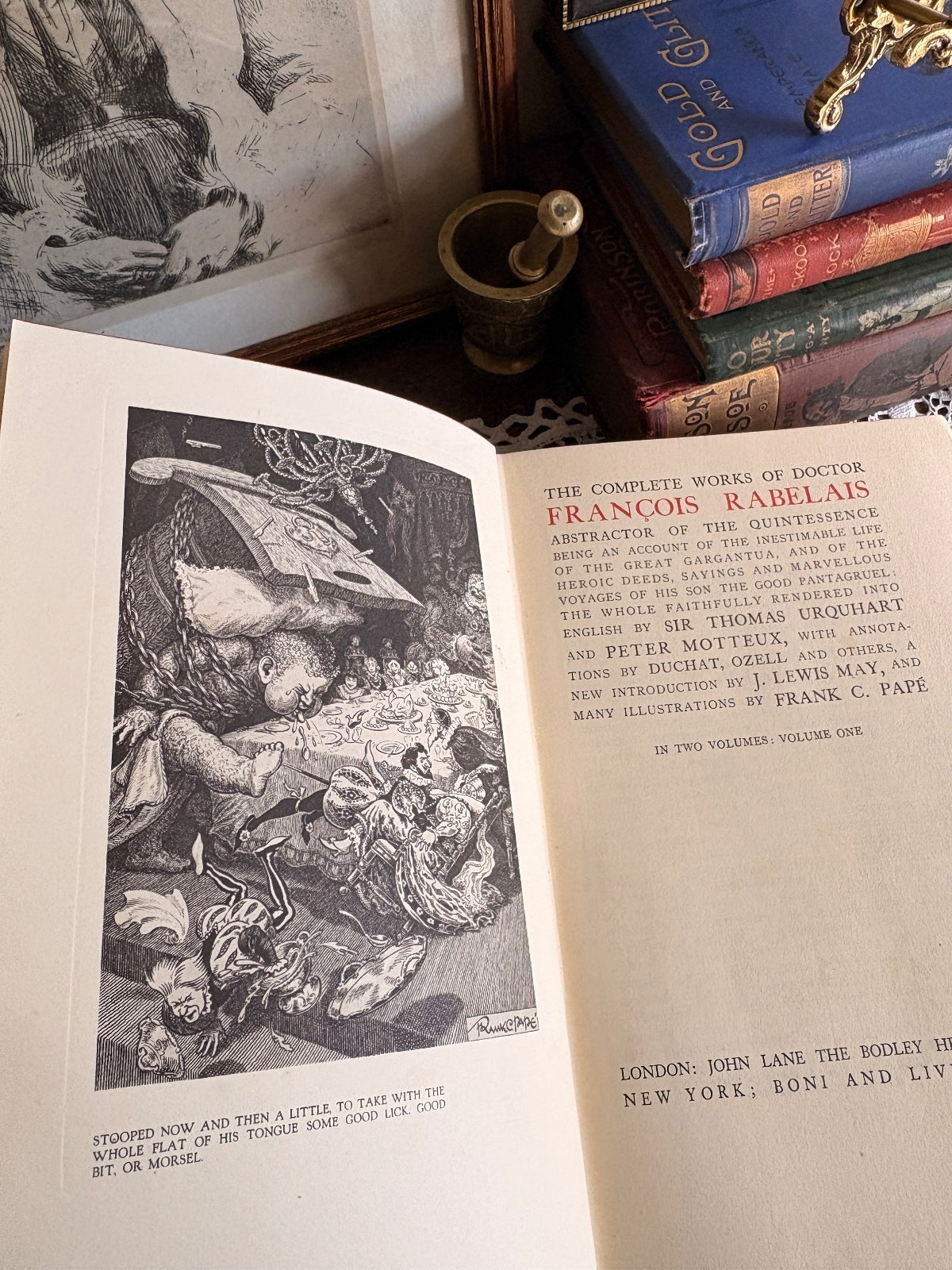 1933 The Complete Works of Doctor Francois Rabelais