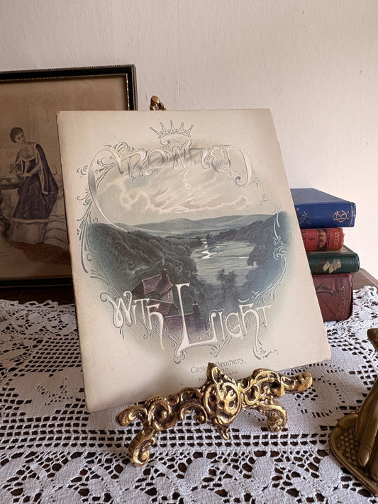 1889 Crowned with Light. A Book of Scripture Texts [etc.] by Castell Brothers