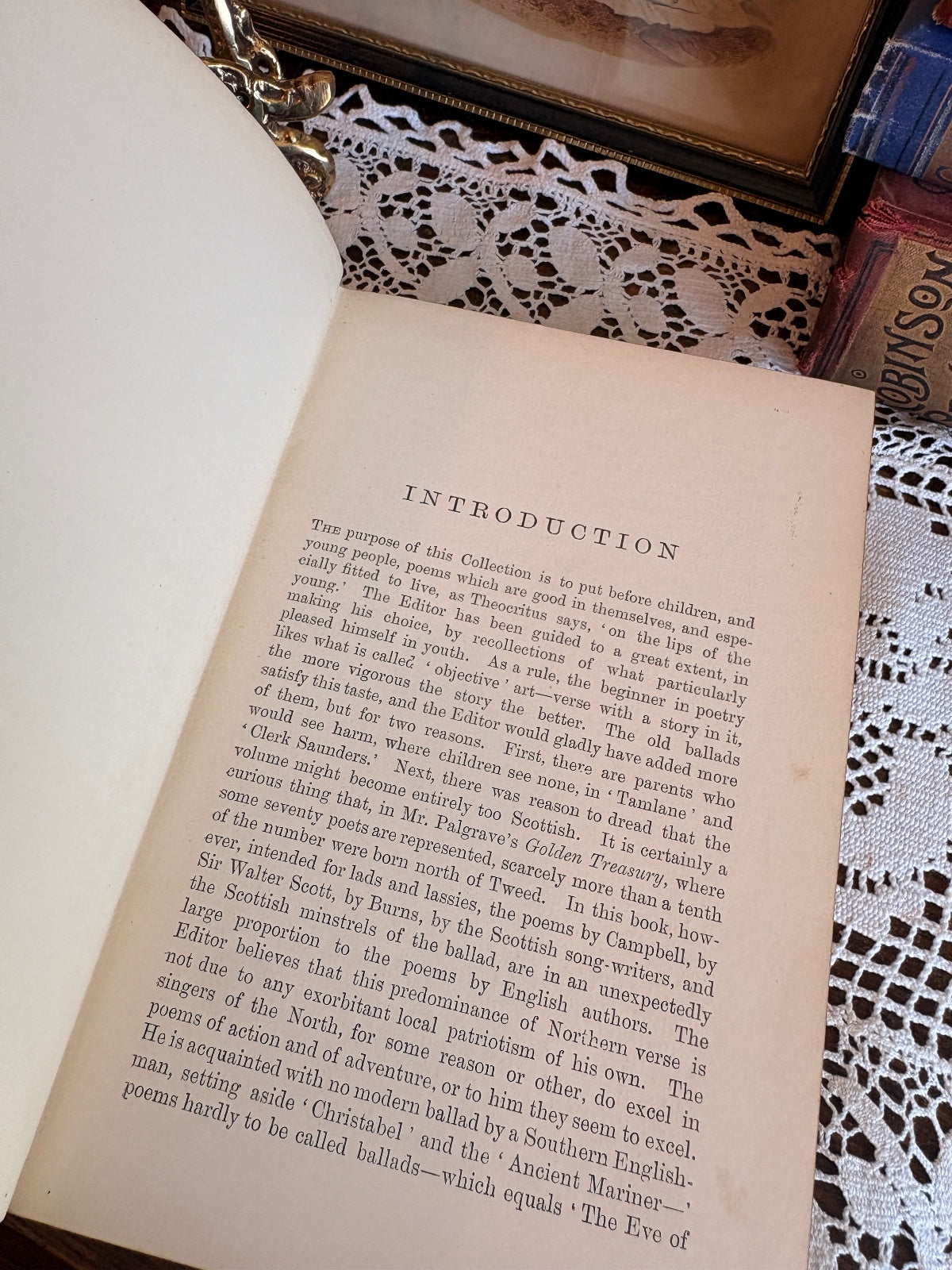 1891 The Blue Poetry Book by Andrew Lang
