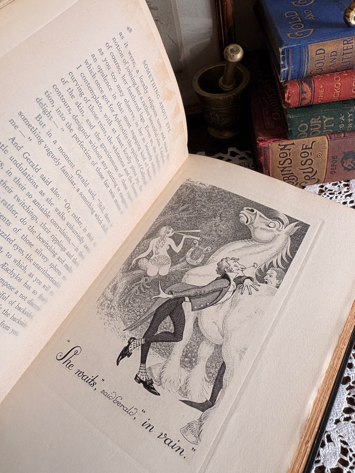 1927 Something About Eve. A Comedy of Fig Leaves by James Branch Cabell