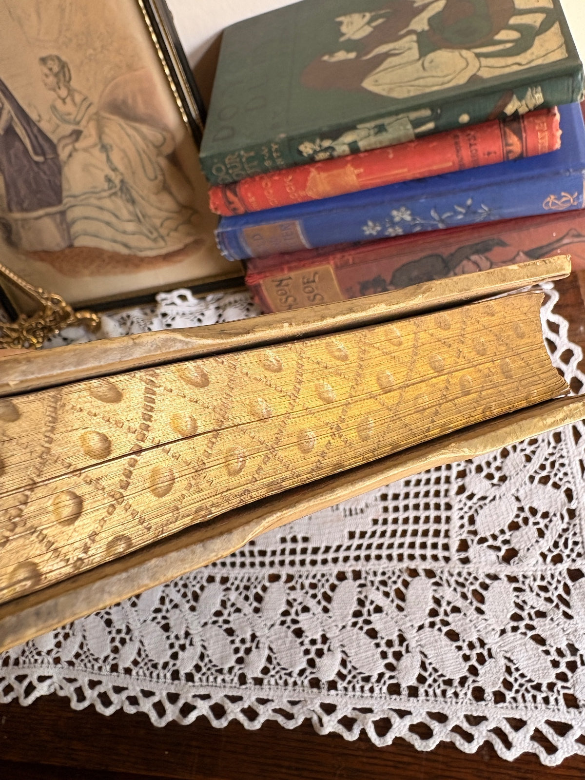 1906 Liriche del Dolce Stil Nuovo by Rivalta Ercole [Hand-Painted Vellum]