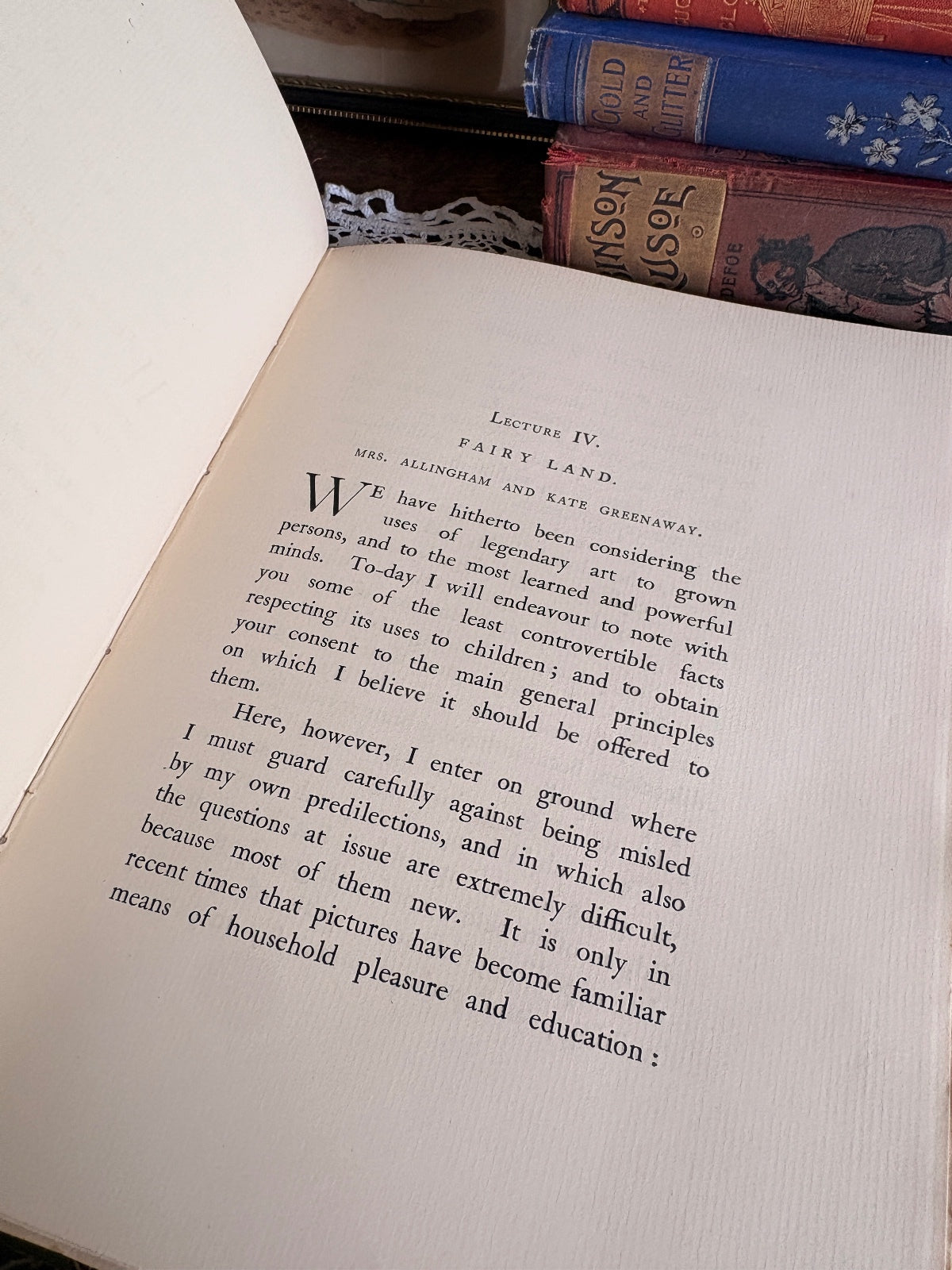 1884 The Art of England. Lectures Given in Oxford by John Ruskin - First Edition