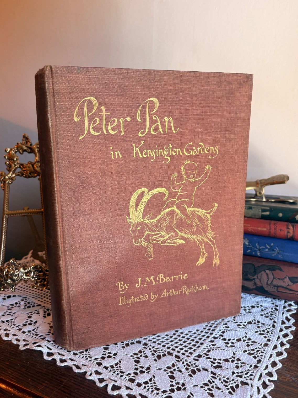 1908 Peter Pan in Kensington Gardens by J. M. Barrie [Charlie and Shirley Watts' Copy]