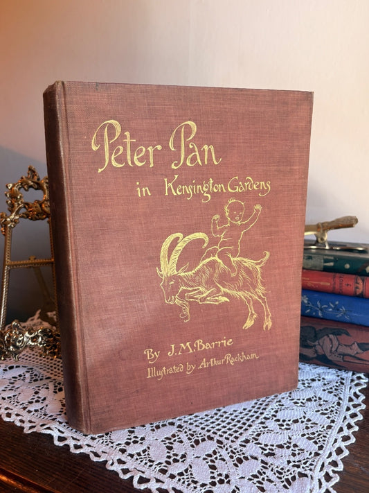 1908 Peter Pan in Kensington Gardens by J. M. Barrie [Charlie and Shirley Watts' Copy]